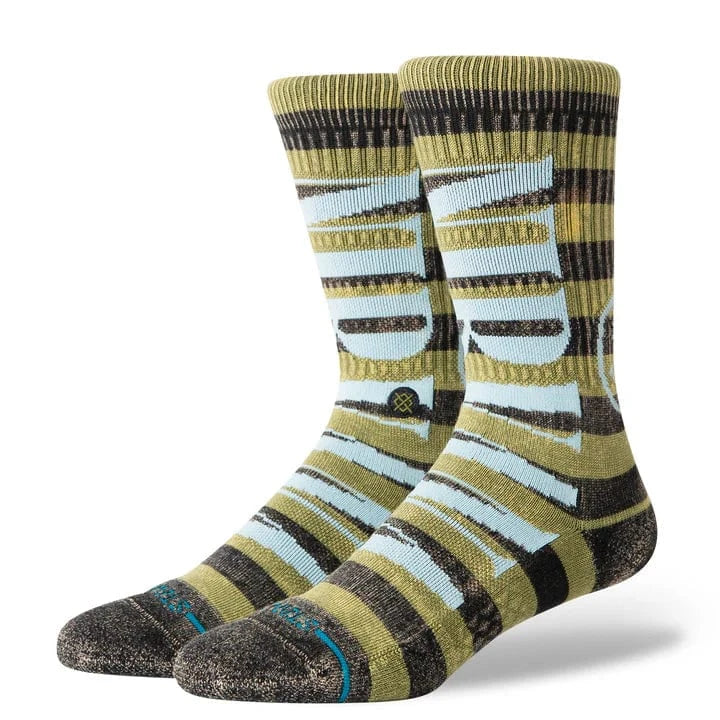 Stance Green / Large (Men 9-13) Stance Nirvana Crew Socks