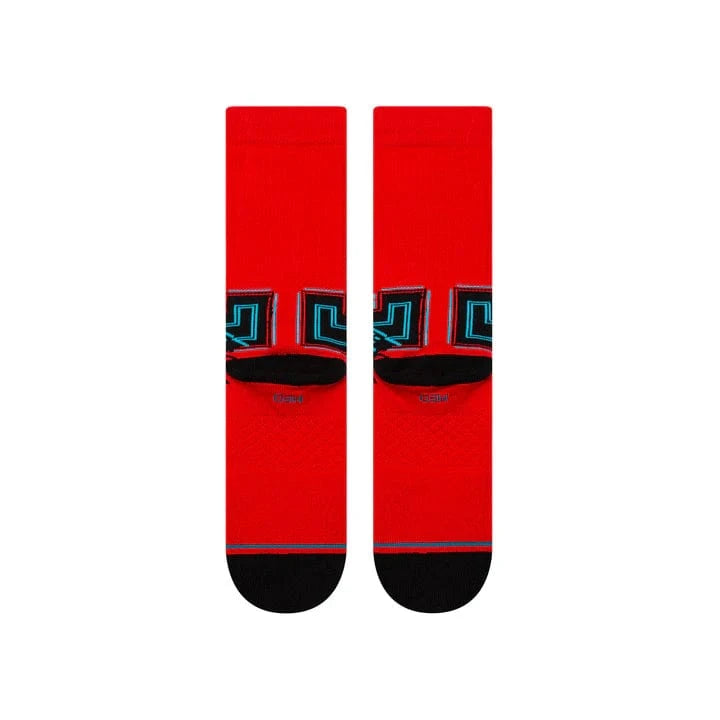 Stance Red / Large (Men 9-13) Stance Pac-Man Waka Waka Waka Socks