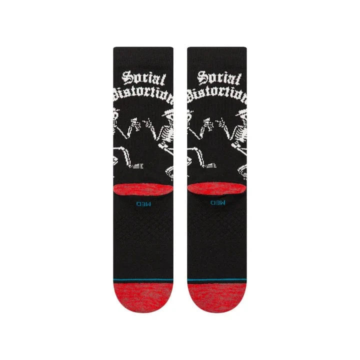 Stance Black / Large (Men 9-13) Stance So Cal Skelly Dancing Crew Socks