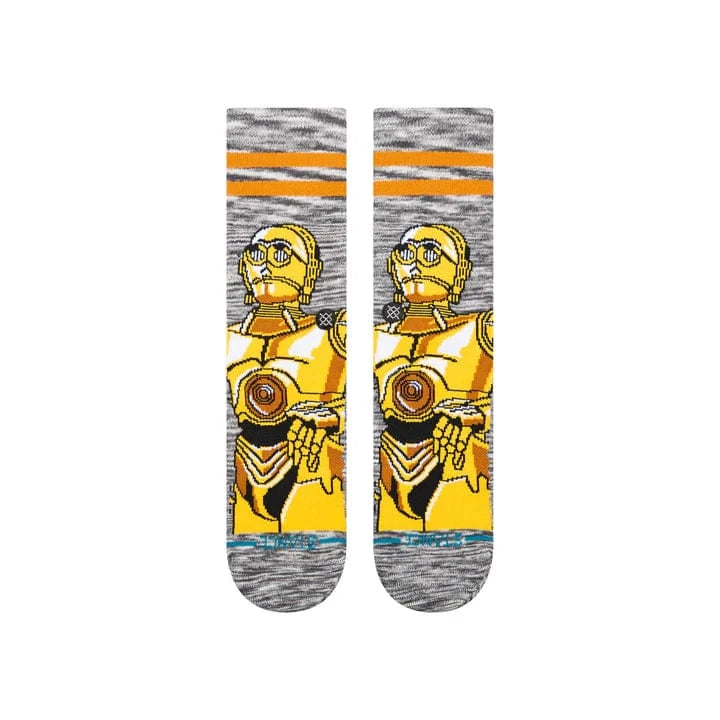Stance Gold / Large Stance Star Wars C3PO Crew Socks