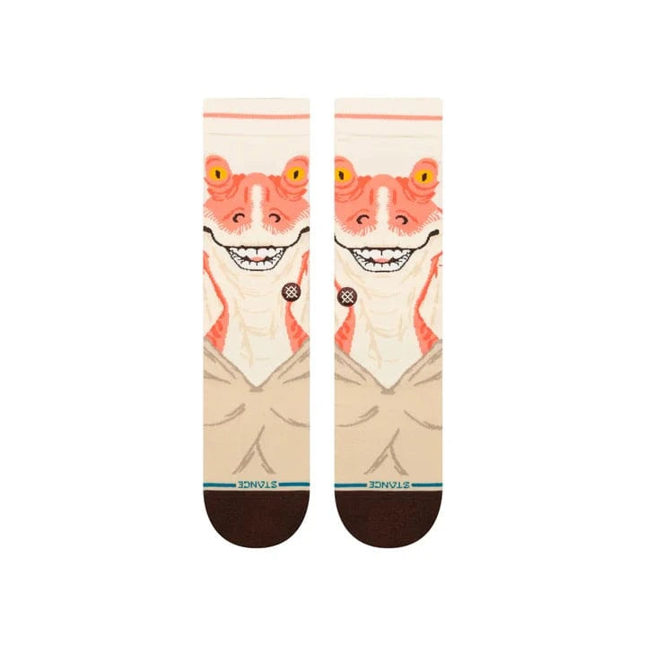 Stance White / Large (Men 9-13) Stance Star Wars Jar Jar Sock