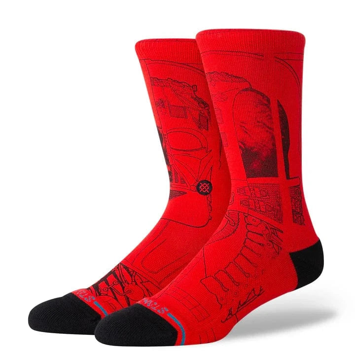 Stance Red / Large (Men 9-13) Stance Star Wars Vader Crew Socks