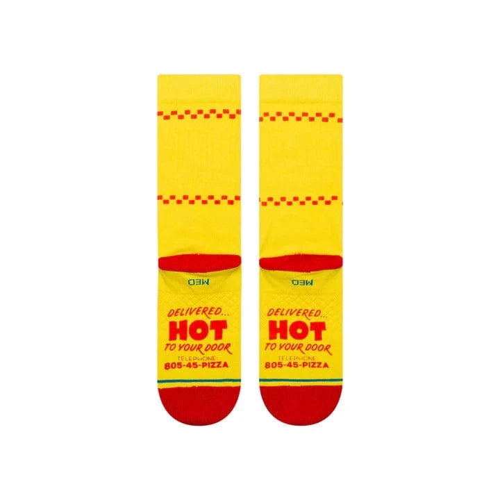 Stance Yellow / Large (Men 9-13) Stance Stranger Things Surfer Boy Socks