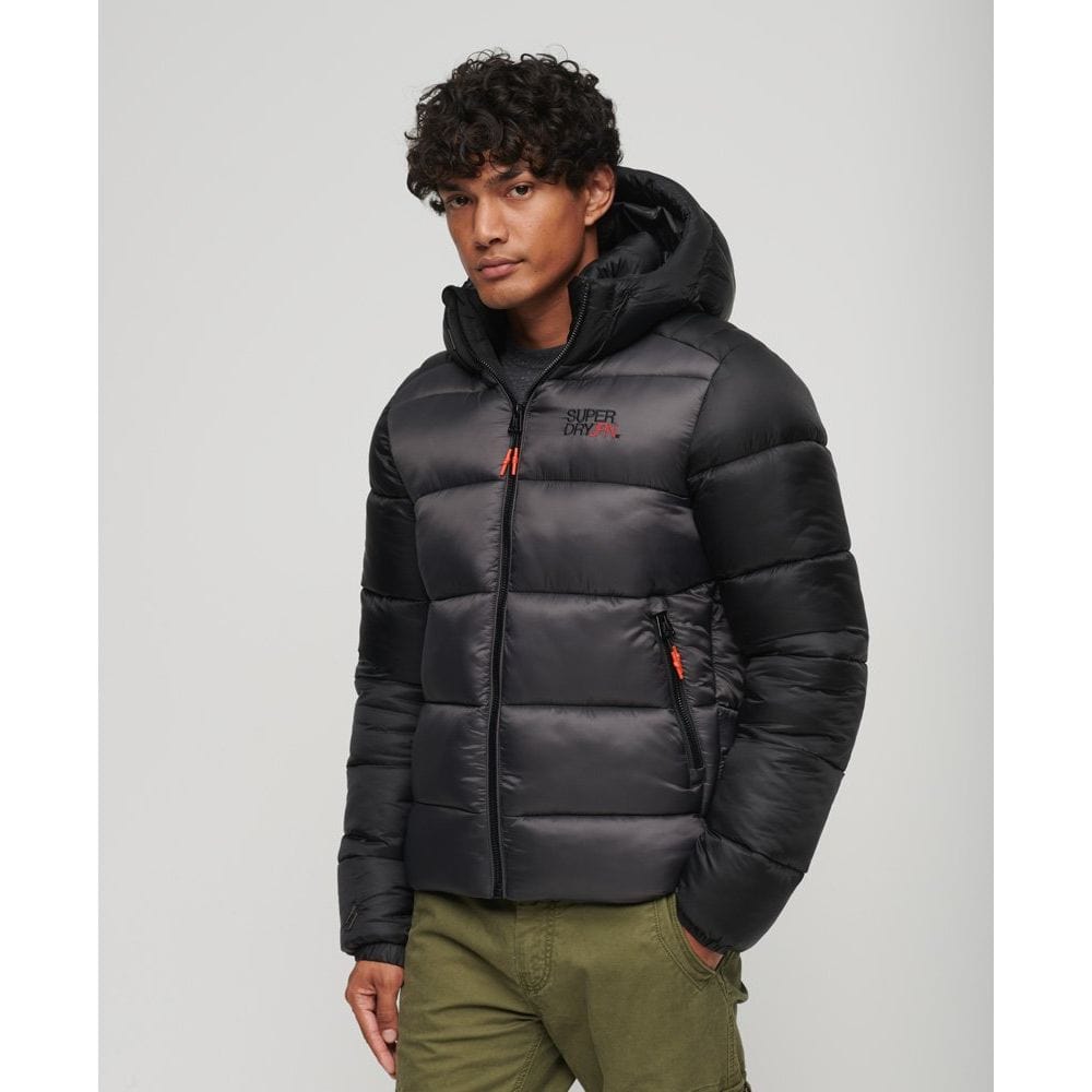 Superdry Hooded Sports Puffer Jacket Underground Clothing