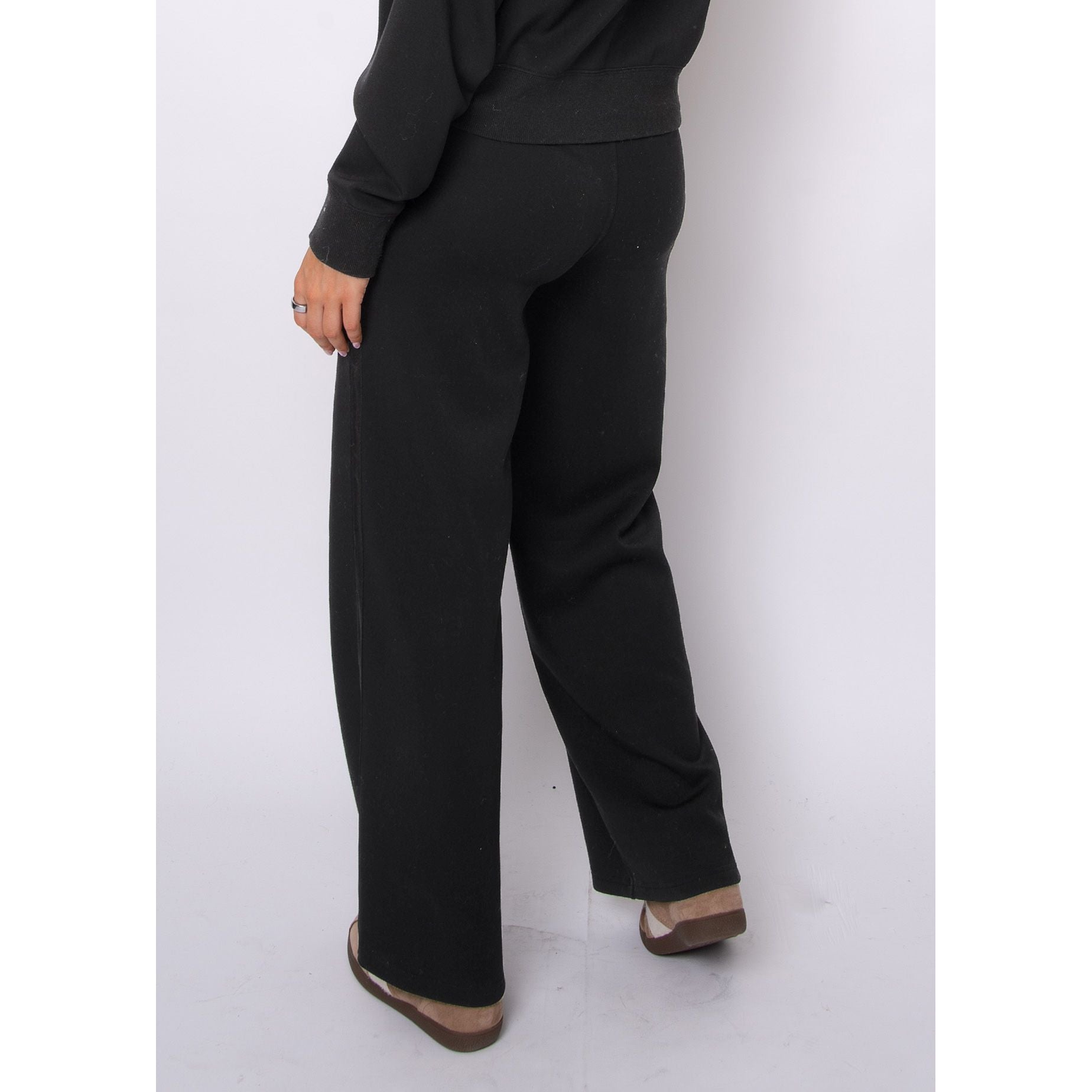 Erika Satin Trim Soft Knit Drawstring Pant