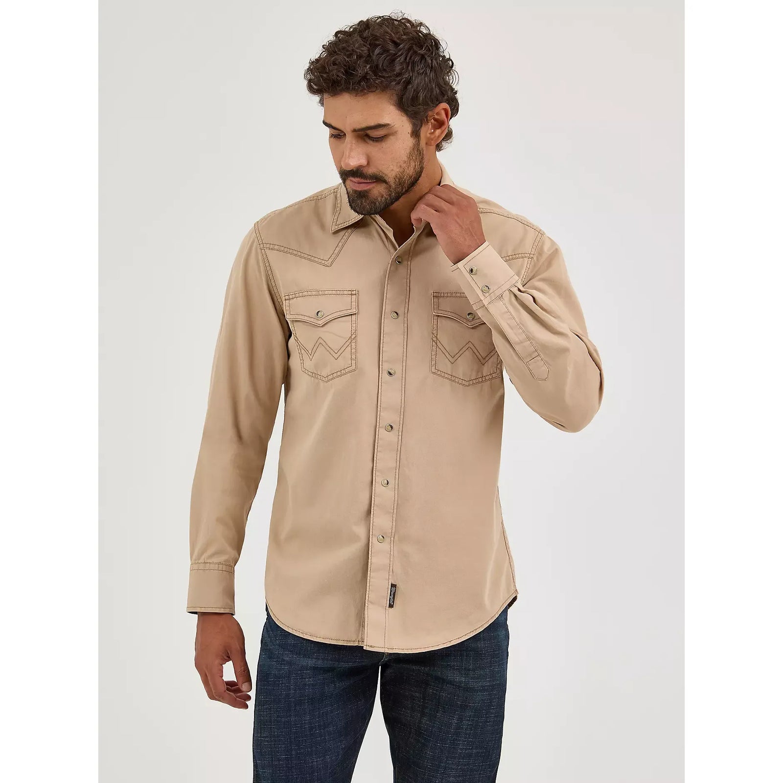 Wrangler Premium Twill Snap Shirt