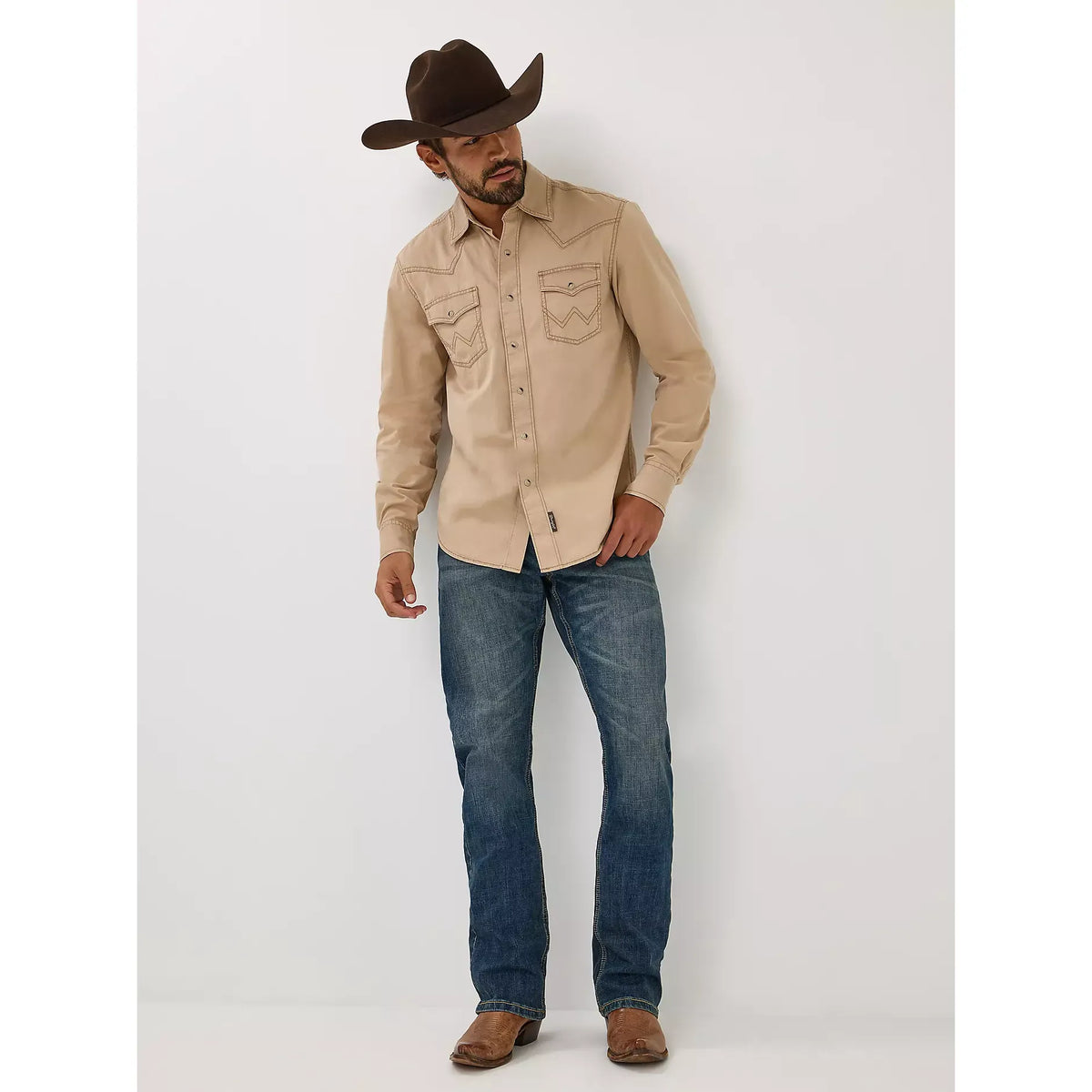 Wrangler Premium Twill Snap Shirt