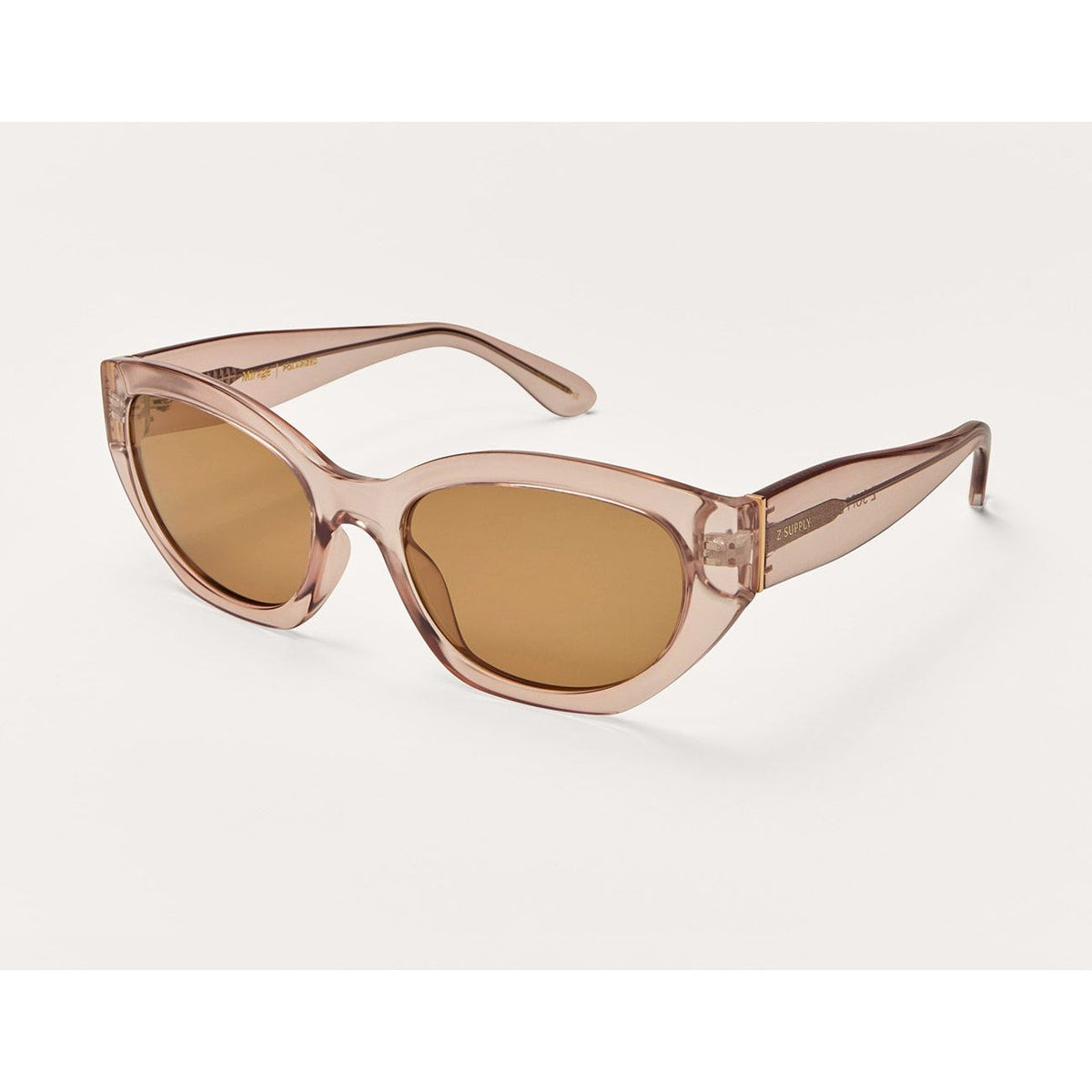Z Supply Mirage Sunglasses with injected nylon frame and polarized lenses 100% UVA, UBC & UVC protection, medium fit.