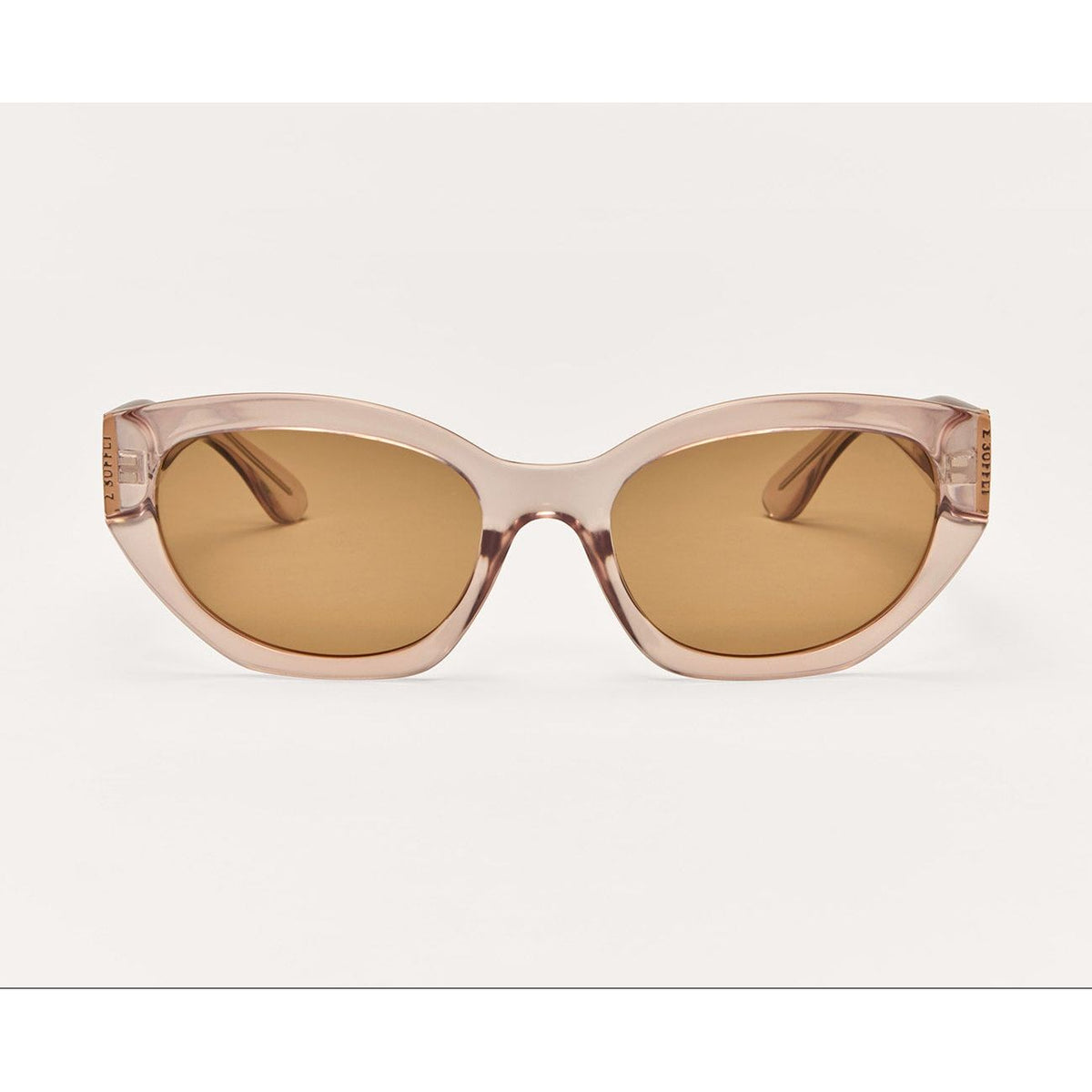Z Supply Mirage Sunglasses with injected nylon frame, polarized lenses, medium square fit, UVA, UBC & UVC protection.