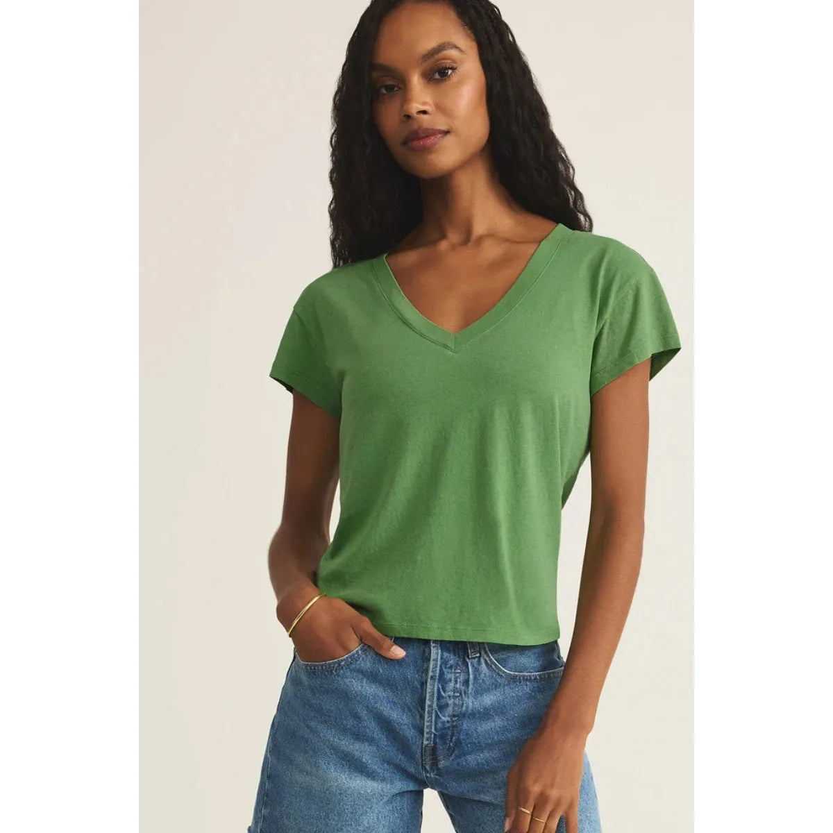 Z Supply Modern Jersey V-Neck Tee