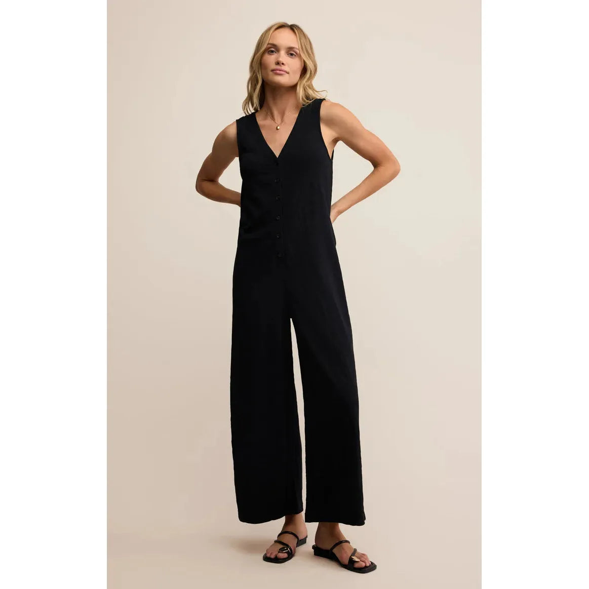 Z Supply Solace Textured Jumpsuit