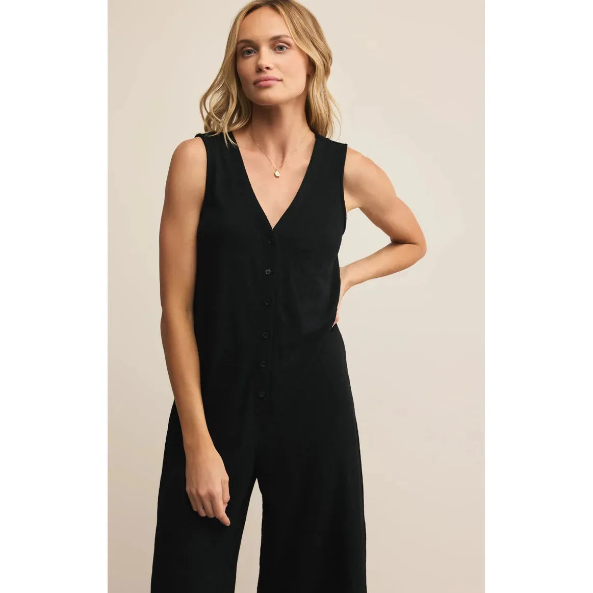 Z Supply Solace Textured Jumpsuit