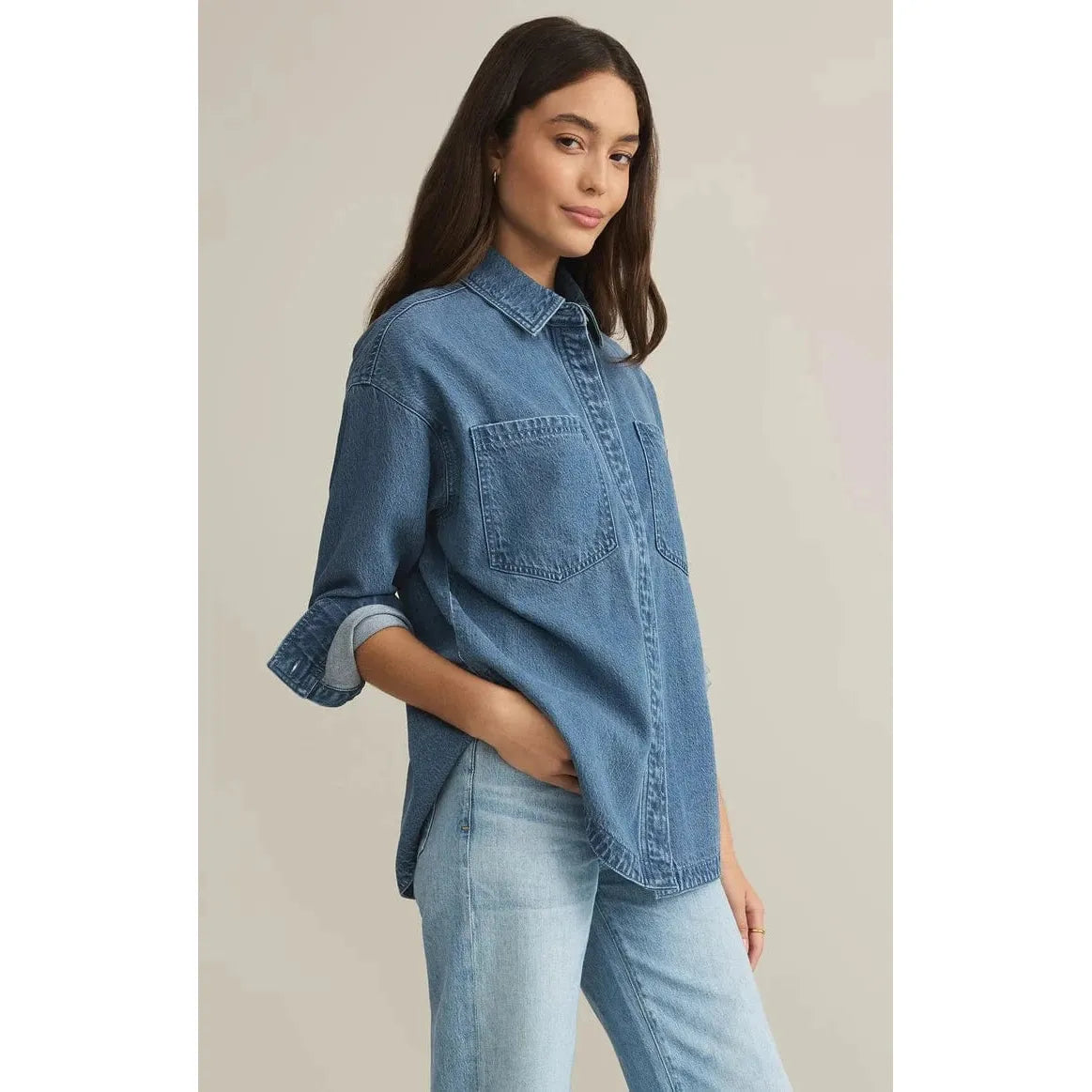 Z Supply All Day Knit Denim Jacket - Underground Clothing