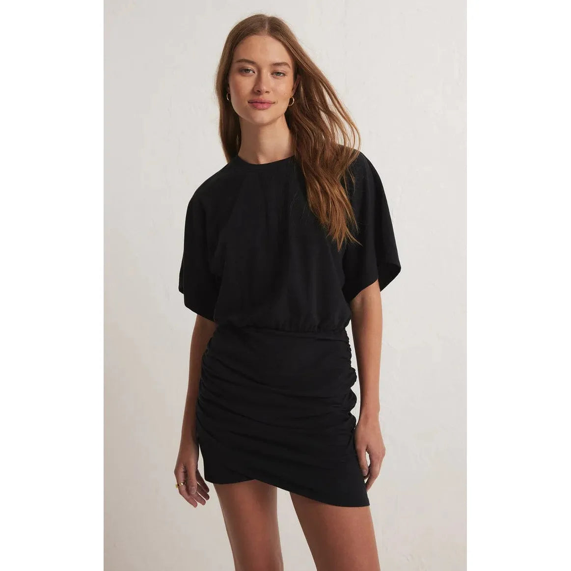 Z SUPPLY Black / XS Z Supply Carmela Jersey Mini Dress