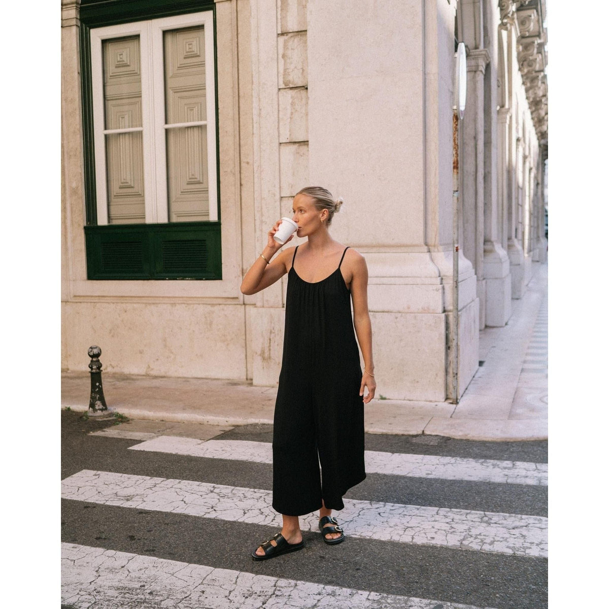 Z SUPPLY Z Supply Flared Jumpsuit Black