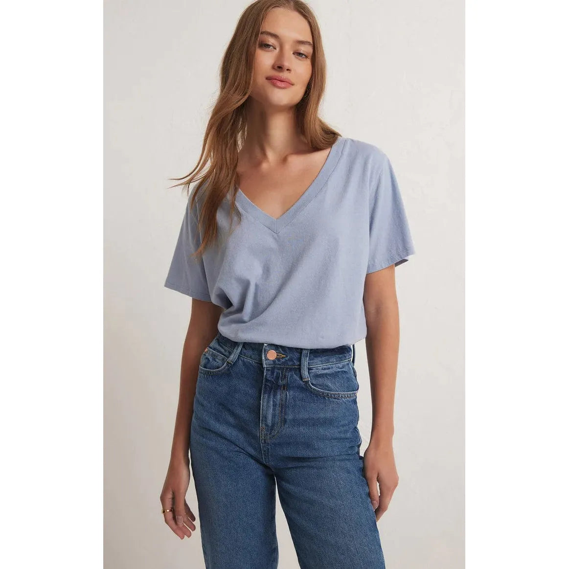 Z SUPPLY Z Supply Girlfriend V-Neck Tee