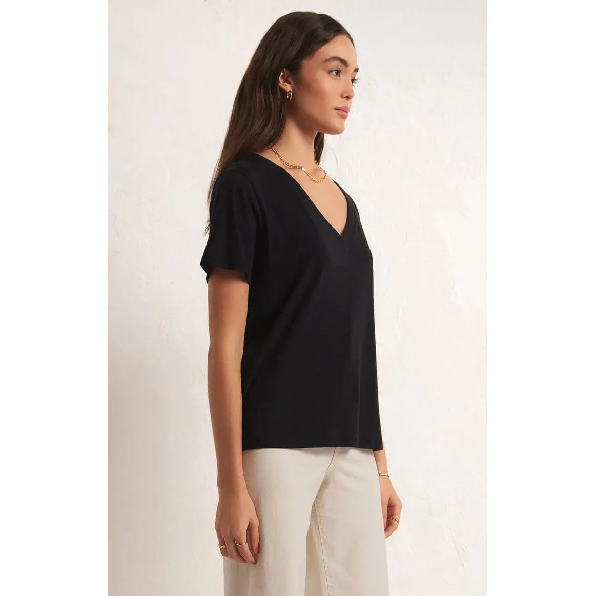 Z SUPPLY Z Supply Girlfriend V-Neck Tee