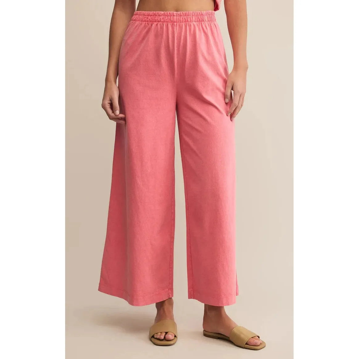 Z SUPPLY Sunset Pink / XS Z Supply Scout Jersey Flare Pant