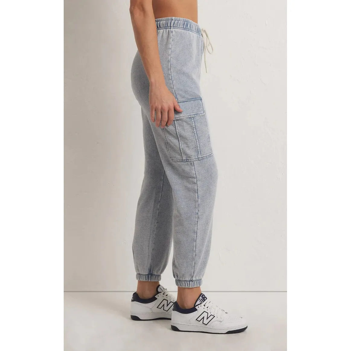 Z supply hot sale knit denim jogger