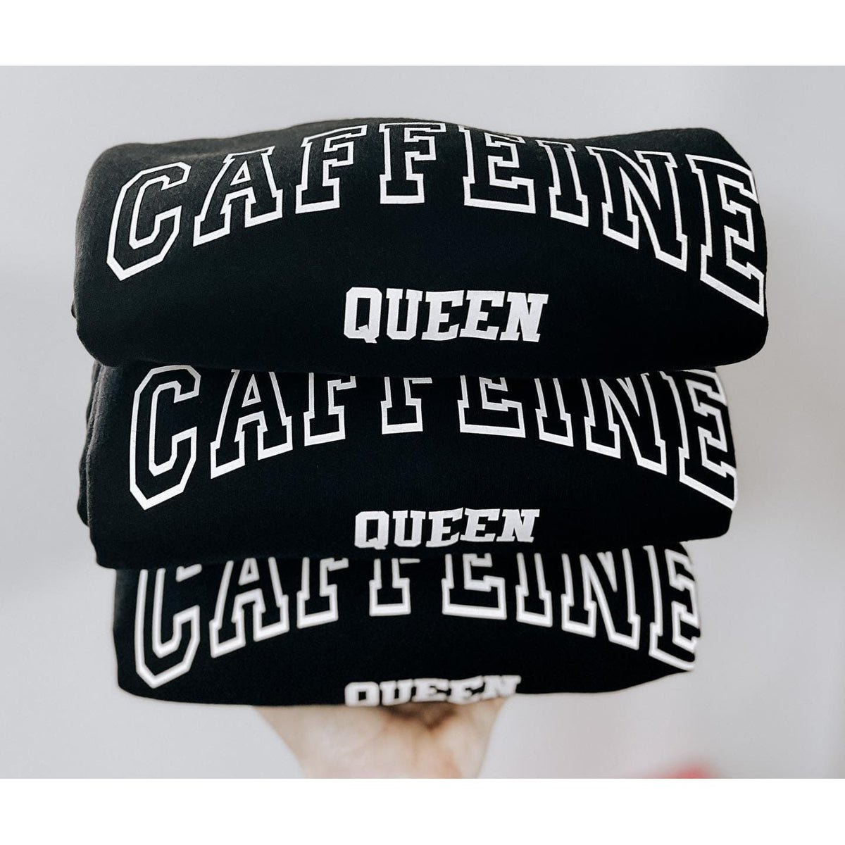 Blonde Ambition Caffeine Queen Crew Sweater