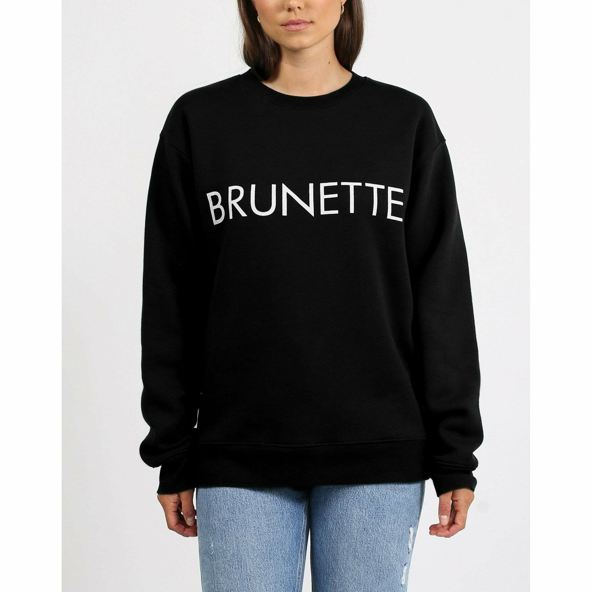 Brunette the Label BLACK / XS/S Brunette the Label Brunette Core Crew Black