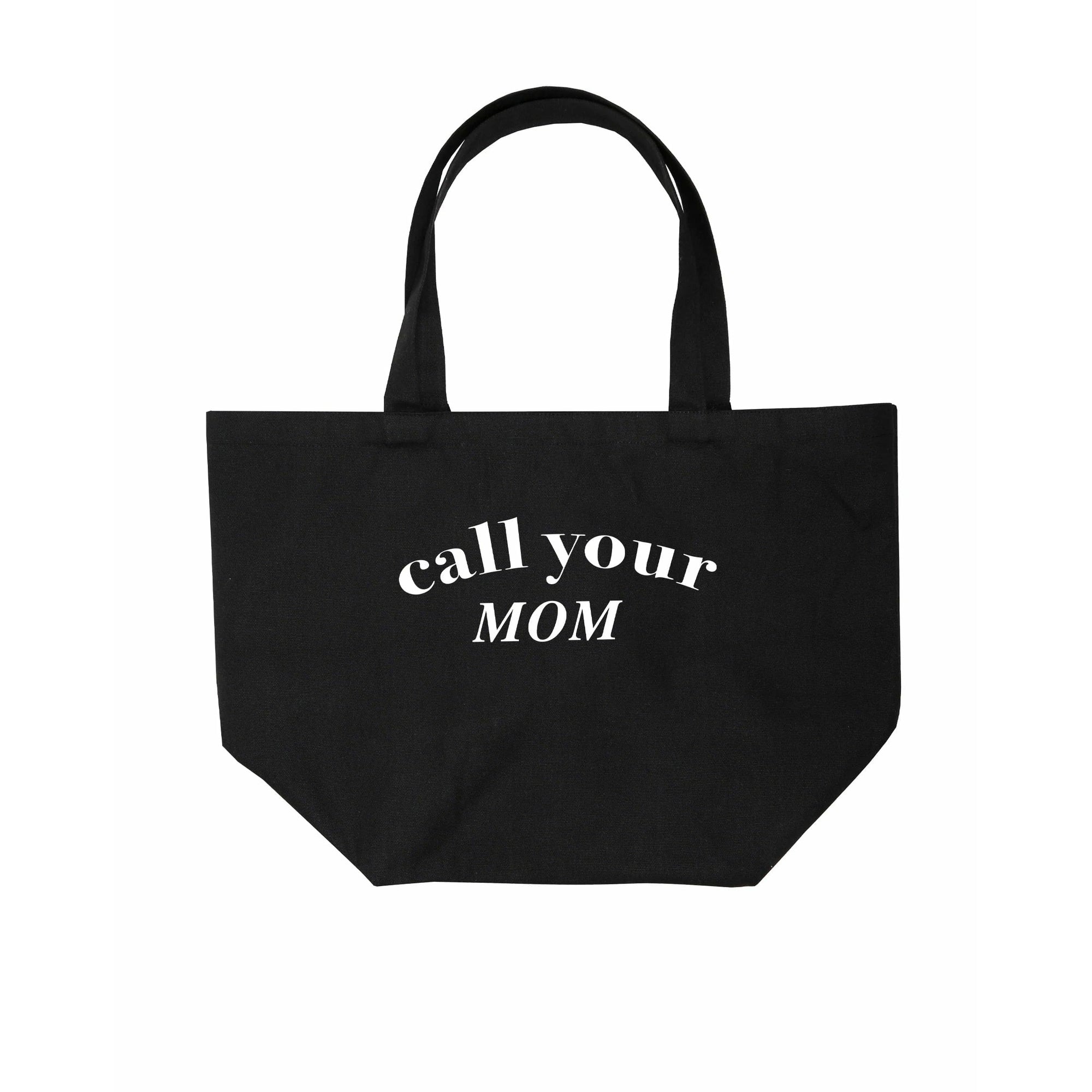 Brunette the Label BLACK Brunette the Label Call your Mom Tote Bag