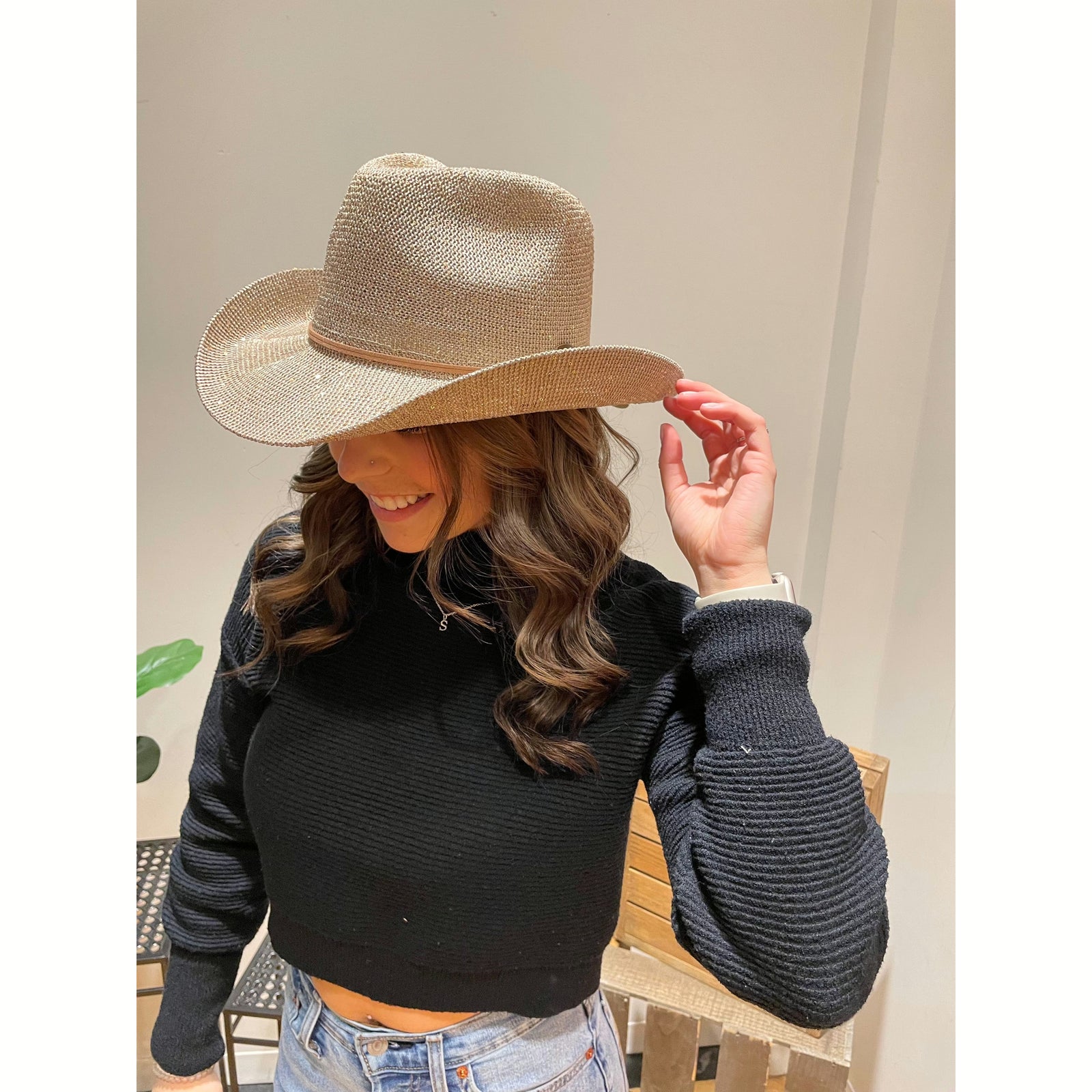 CC Beanies CC Beanie Glitter Cowboy Hat