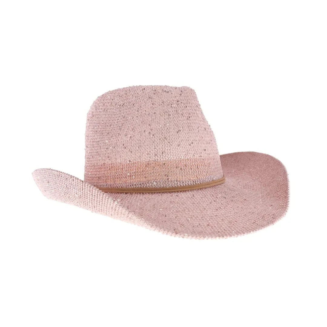 CC Beanies Rose CC Beanie Glitter Cowboy Hat