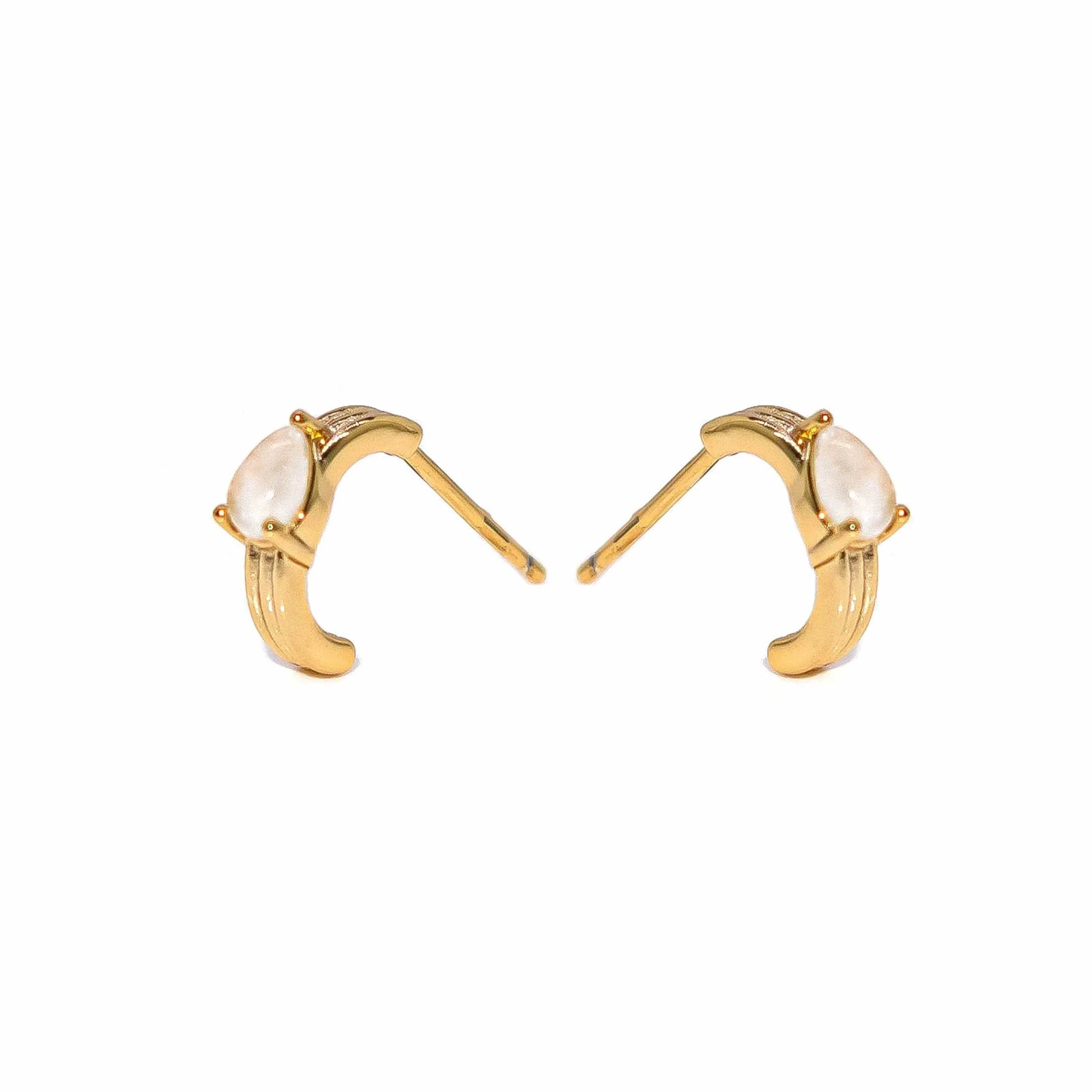 Eliasz & Ella Eliasz and Ella Moonbean Gold Hoop Earrings