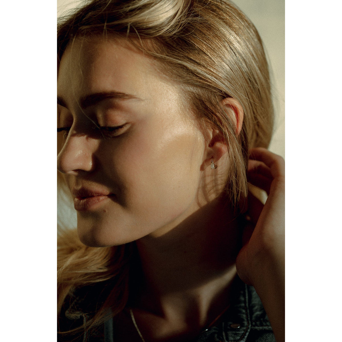 Eliasz & Ella Eliasz and Ella Moonbean Gold Hoop Earrings