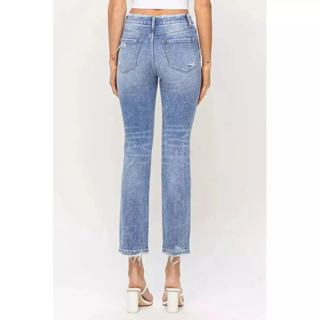 Cindy Flying Monkey Super High Rise Straight Leg Jeans – Classic Trendz  Boutique