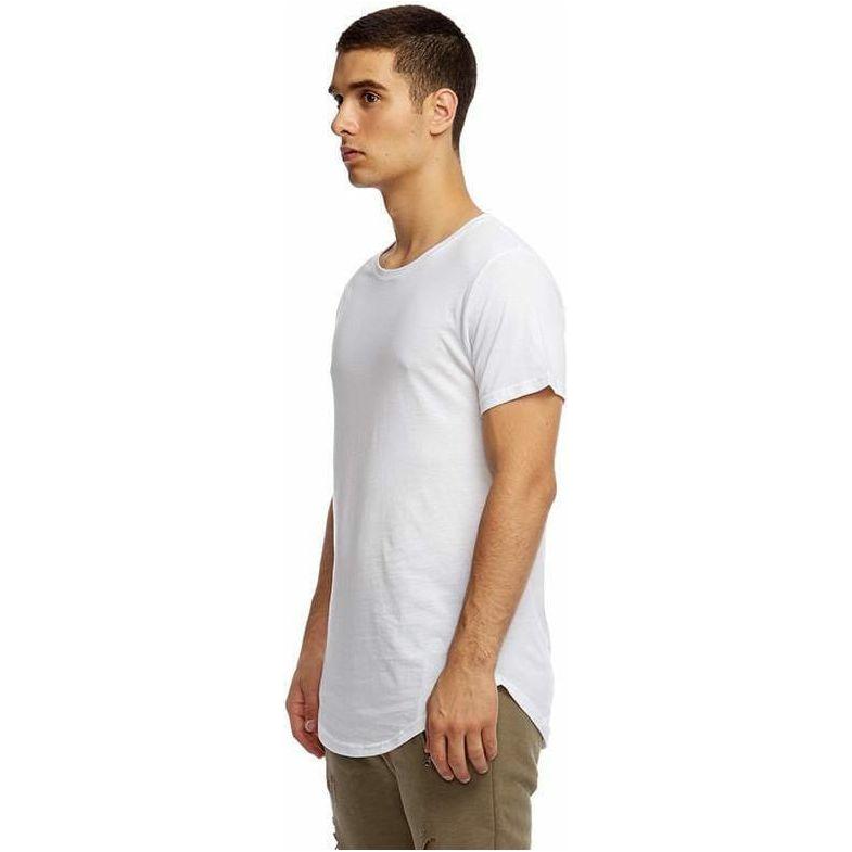 Kuwalla Scoop Tee – lightweight slim-fit tee with scooped hem on front and back, by Kuwalla.
