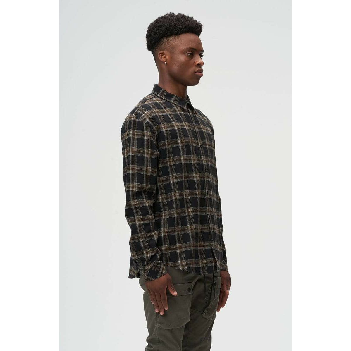 Proper Plaid L/S Shirt - Underground Clothing