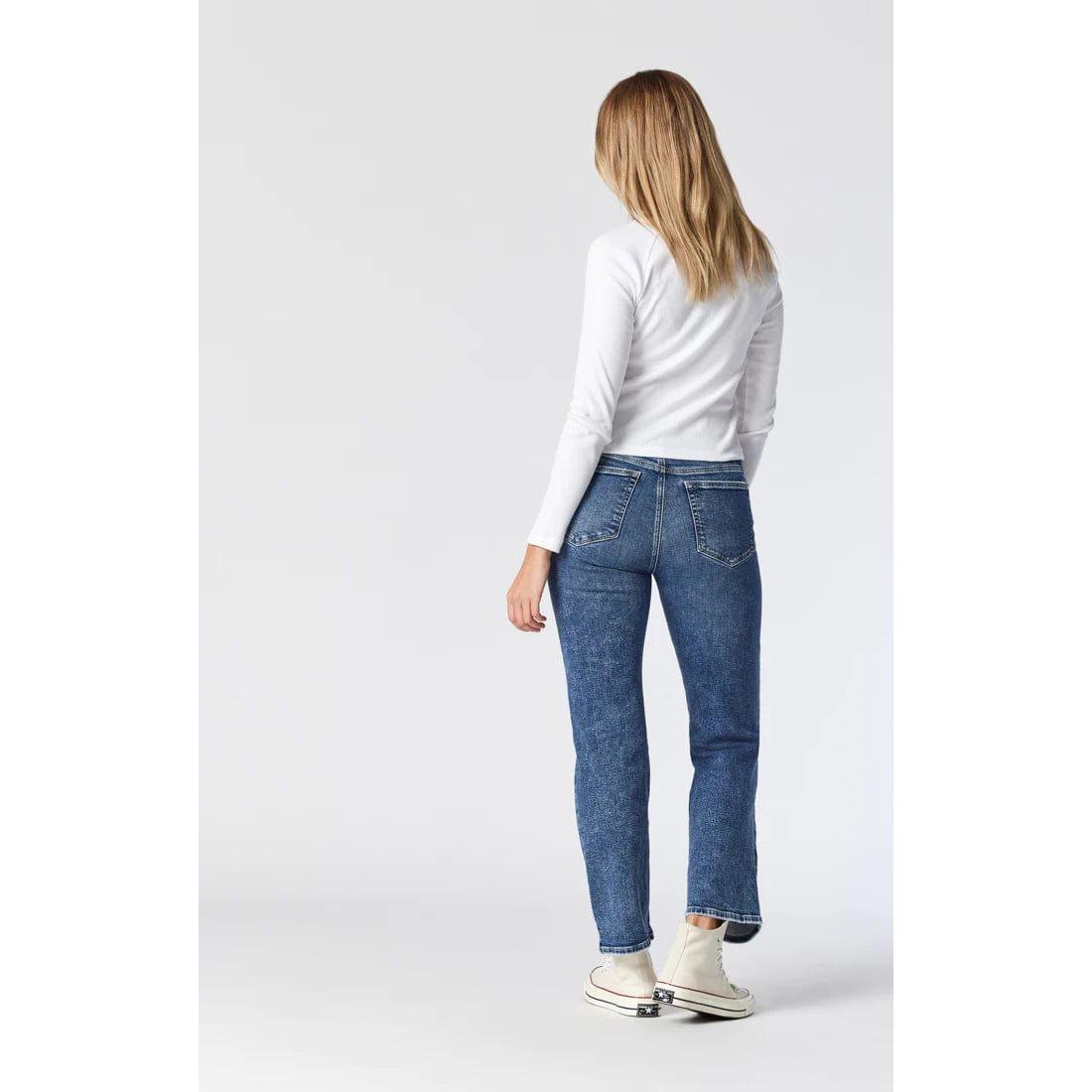 Mavi Jeans Mavi Barcelona Wide Leg Mid Ripped Recycle  Blue Denim