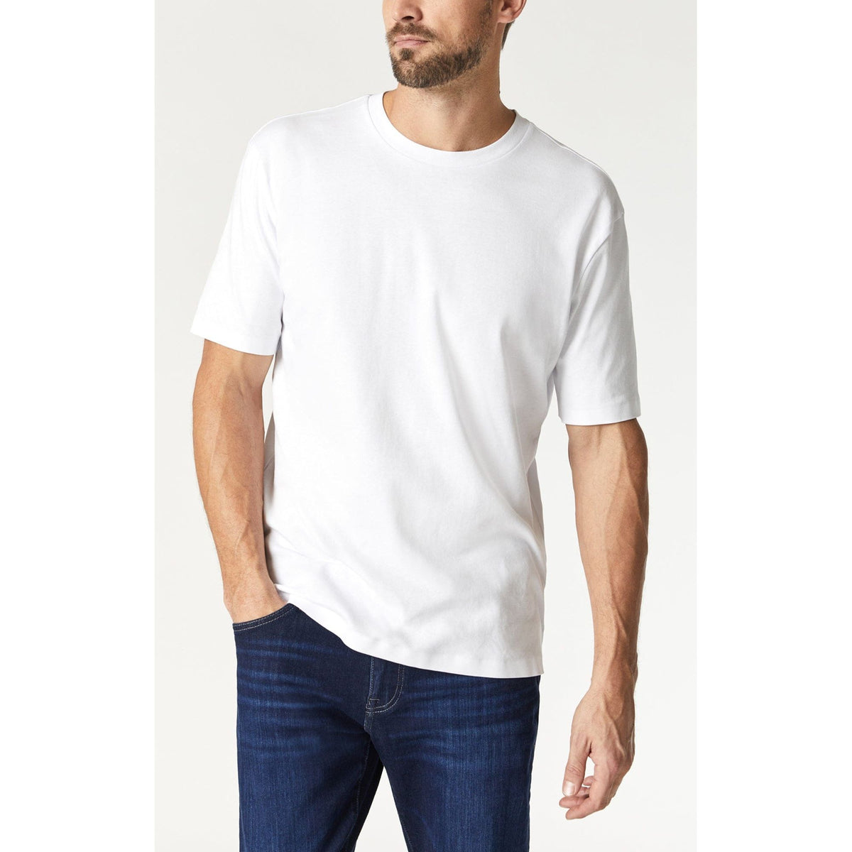 Mavi Jeans White / S Mavi Crew Neck Tee