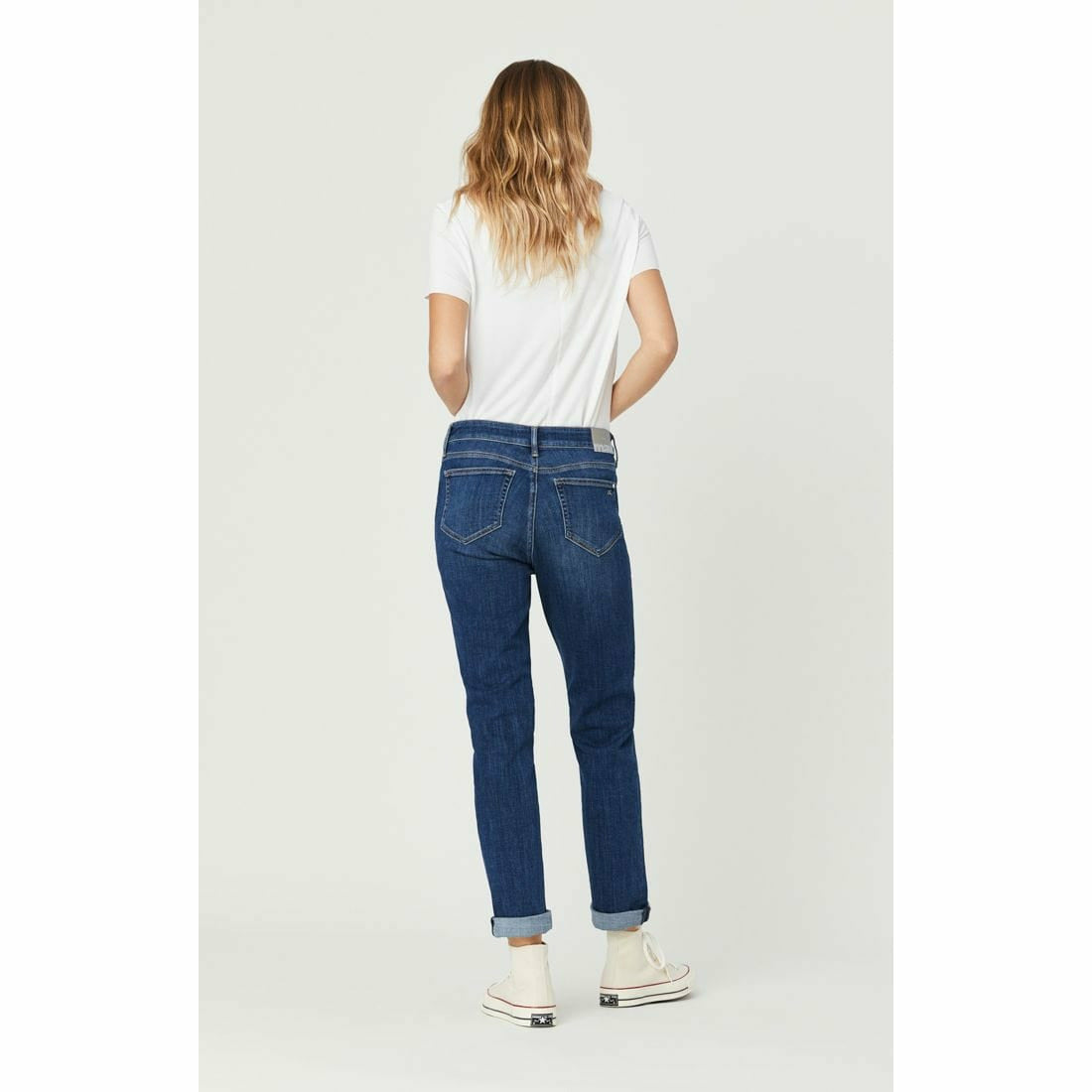 Mavi Kathleen Mid Feather Blue Denim - Underground Clothing