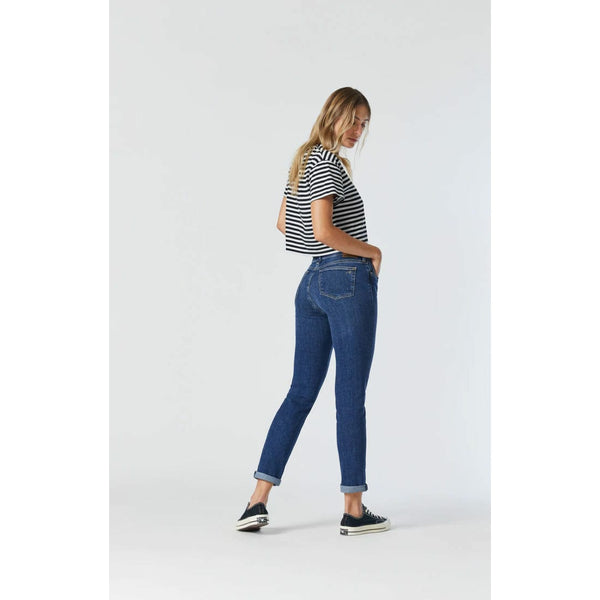 Mavi Kathleen Mid Feather Blue Denim - Underground Clothing