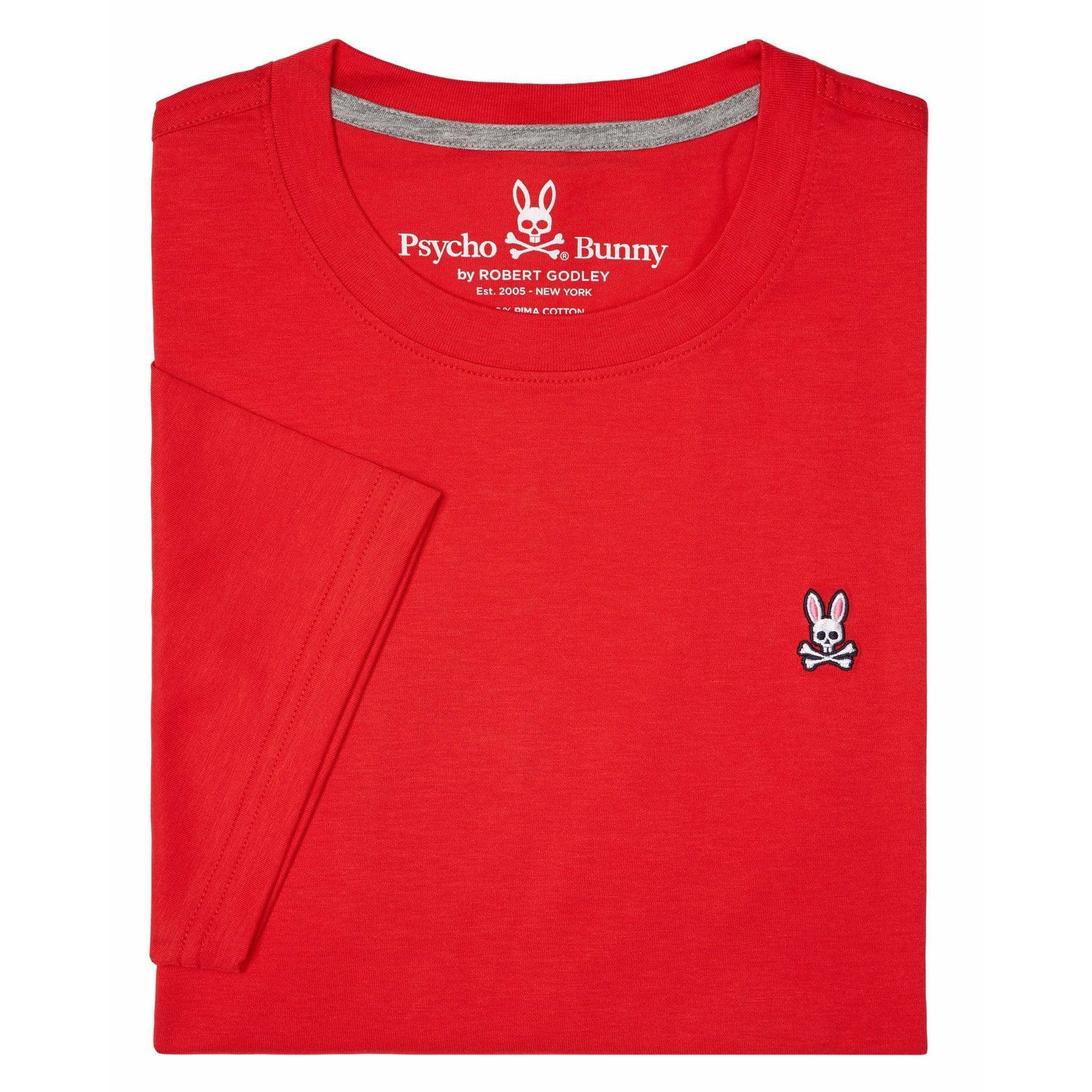 Psycho Bunny Brilliant Red / S Psycho Bunny Classic Crew Neck Core Collection