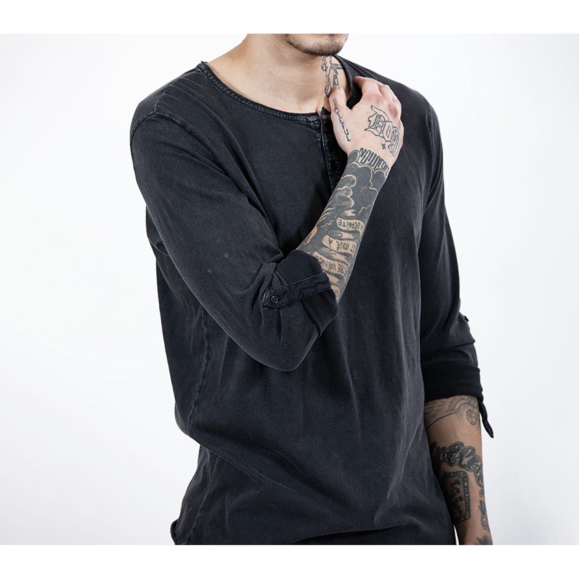 RD James Long Sleeve Henley