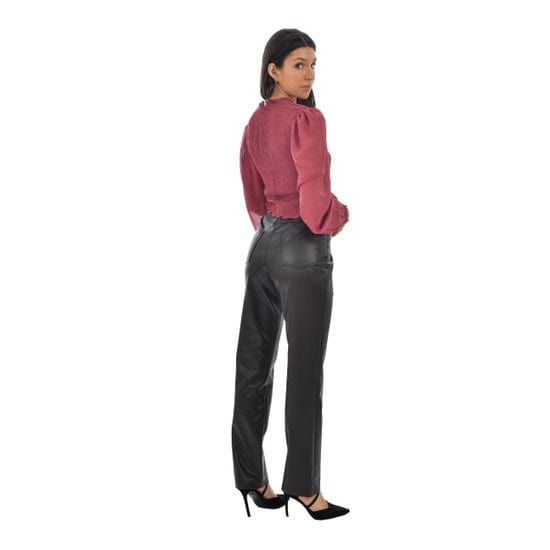 Lucy Vegan Leather 5 Pocket Pants - Underground Clothing