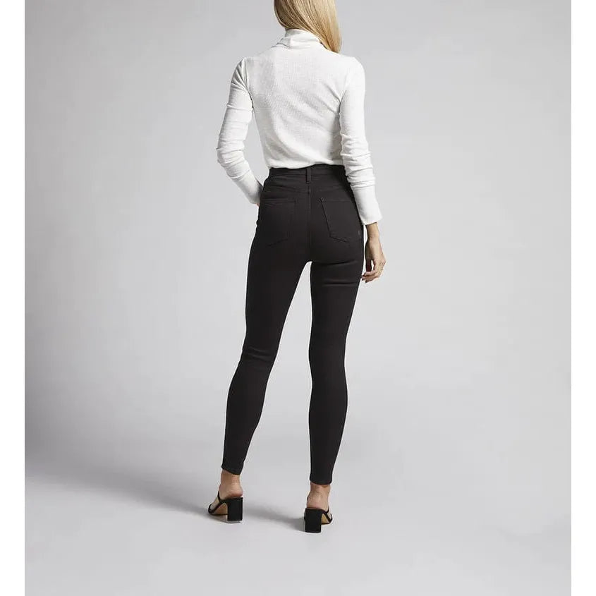 Silver Jeans Silver Infinite Fit High Rise Skinny Black