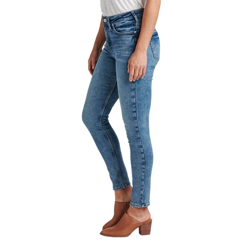 Silver Jeans Silver Infinite Fit High Rise Skinny Light Indigo