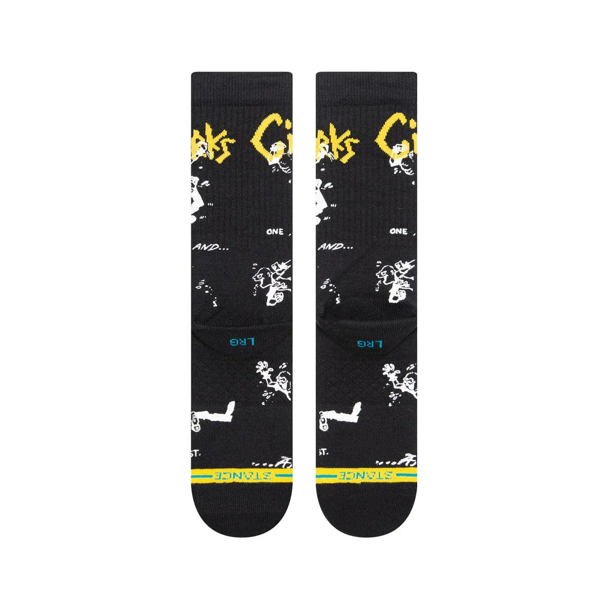 Stance Black / L Stance Circle Jerks Socks