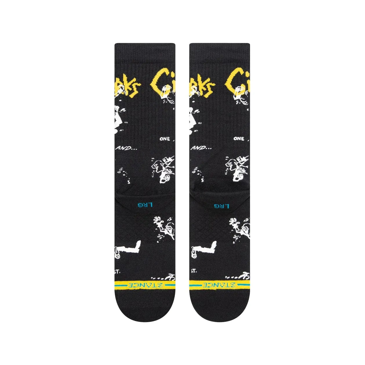 Stance Black / L Stance Circle Jerks Socks
