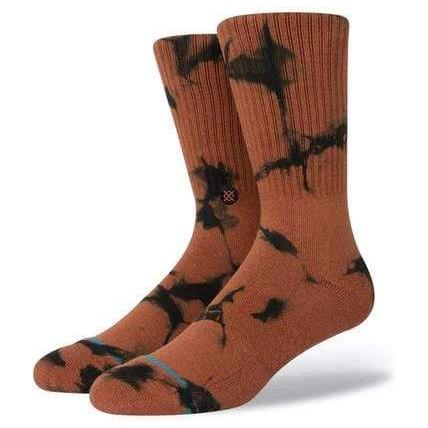 Stance Brown / L Stance Life Dyed Crew Socks