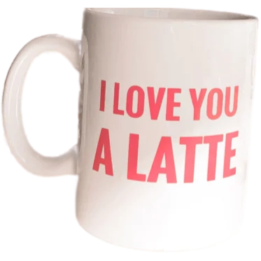 State of Grace WHITE Love You a Latte Mug