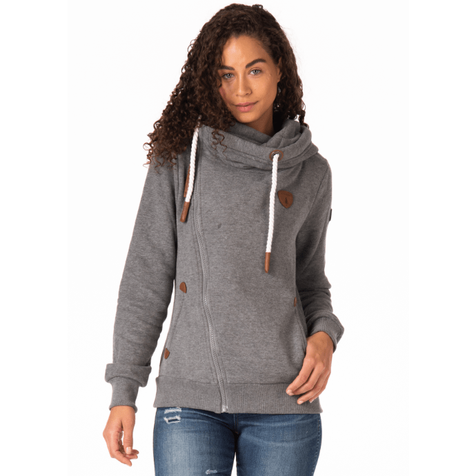 Wanakome Athena Hoodie DK HEATHER GREY 